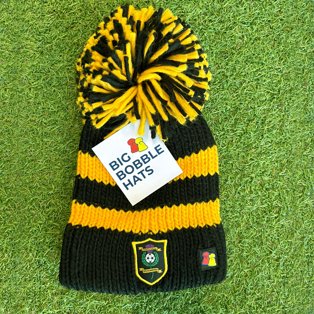 Livingston FC Big Bobble Striped Hat