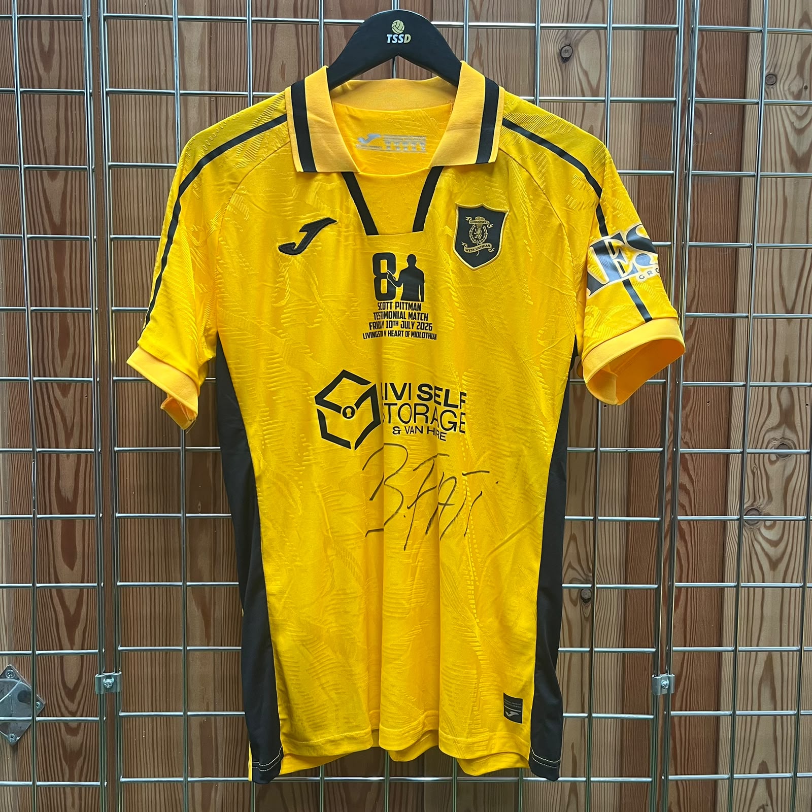 Pittman Testimonial Match Issue Signed Fati #3 - Image 2