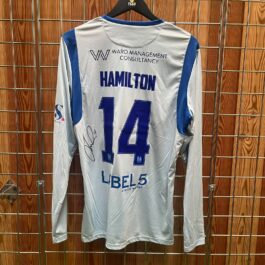 Pittman Testimonial Matchworn Signed Hamilton #14