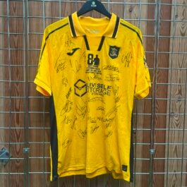 Pittman Testimonial Heart of Midlothian Squad Signed Shirt #43