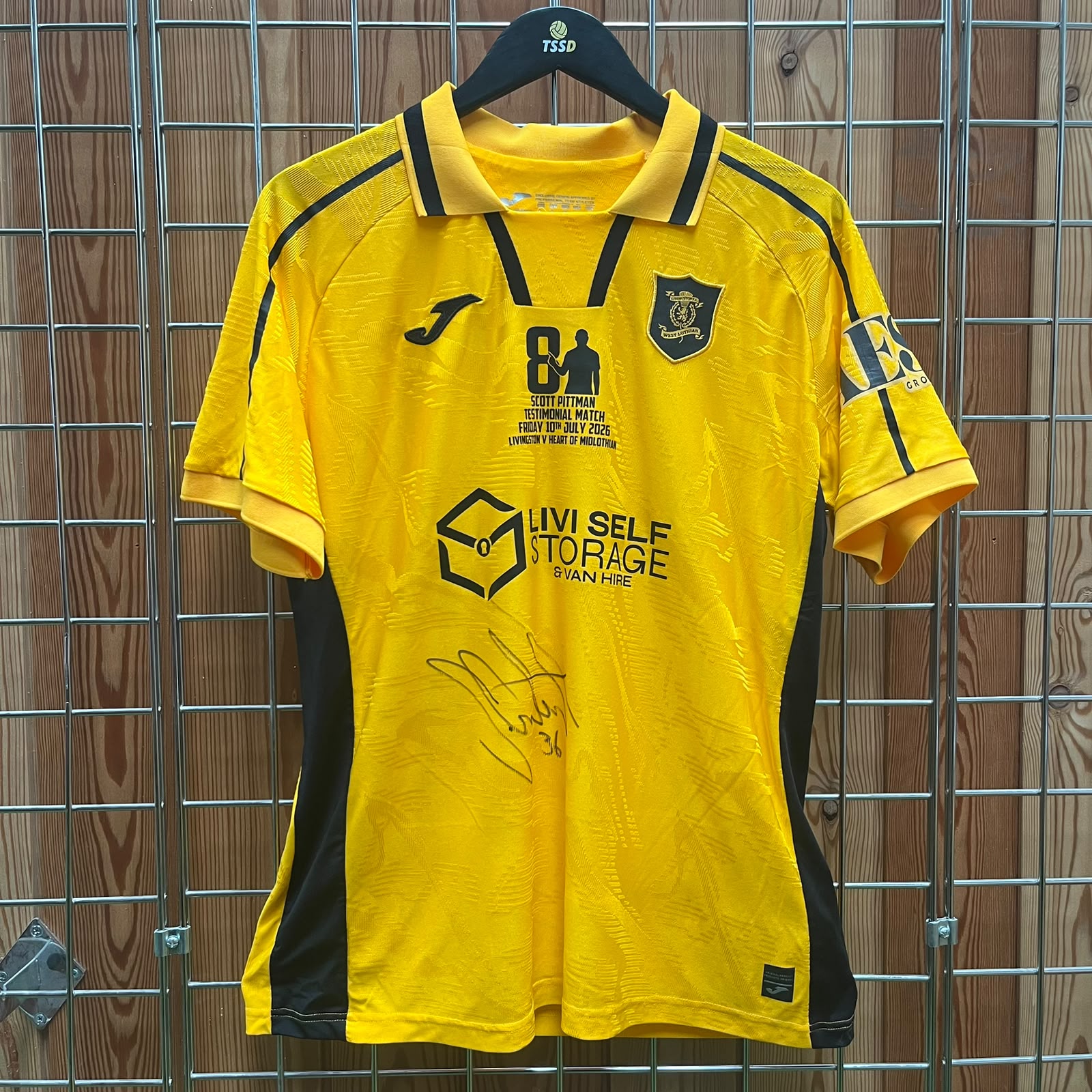 Pittman Testimonial Matchworn Signed Culbert #36 - Image 2