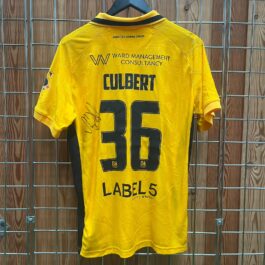 Pittman Testimonial Matchworn Signed Culbert #36