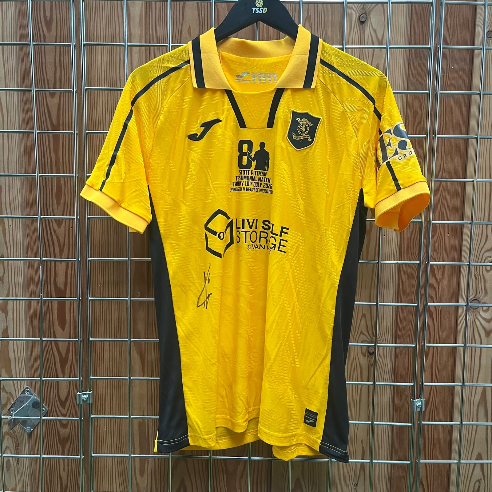 Pittman Testimonial Matchworn Signed Denholm #6 - Image 2