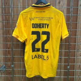 Pittman Testimonial Matchworn Signed Doherty #22