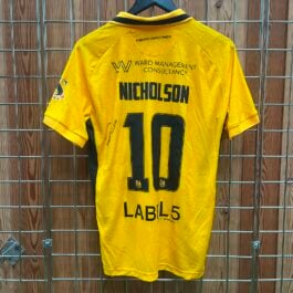 Pittman Testimonial Matchworn Signed Nicholson #10