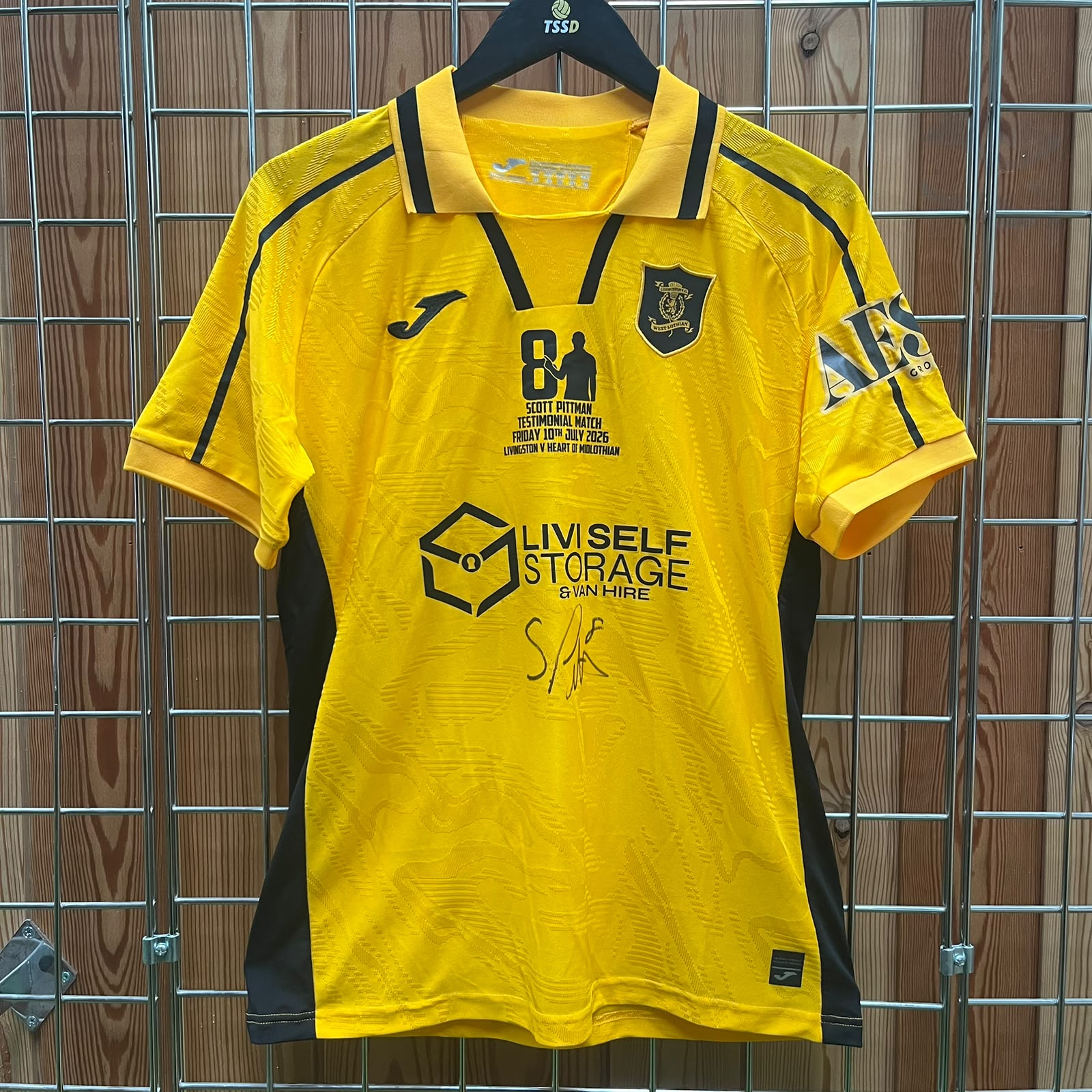 Pittman Testimonial Matchworn Signed Pittman #8 (2nd Half) - Image 2