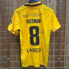 Pittman Testimonial Matchworn Signed Pittman #8 (1st Half)