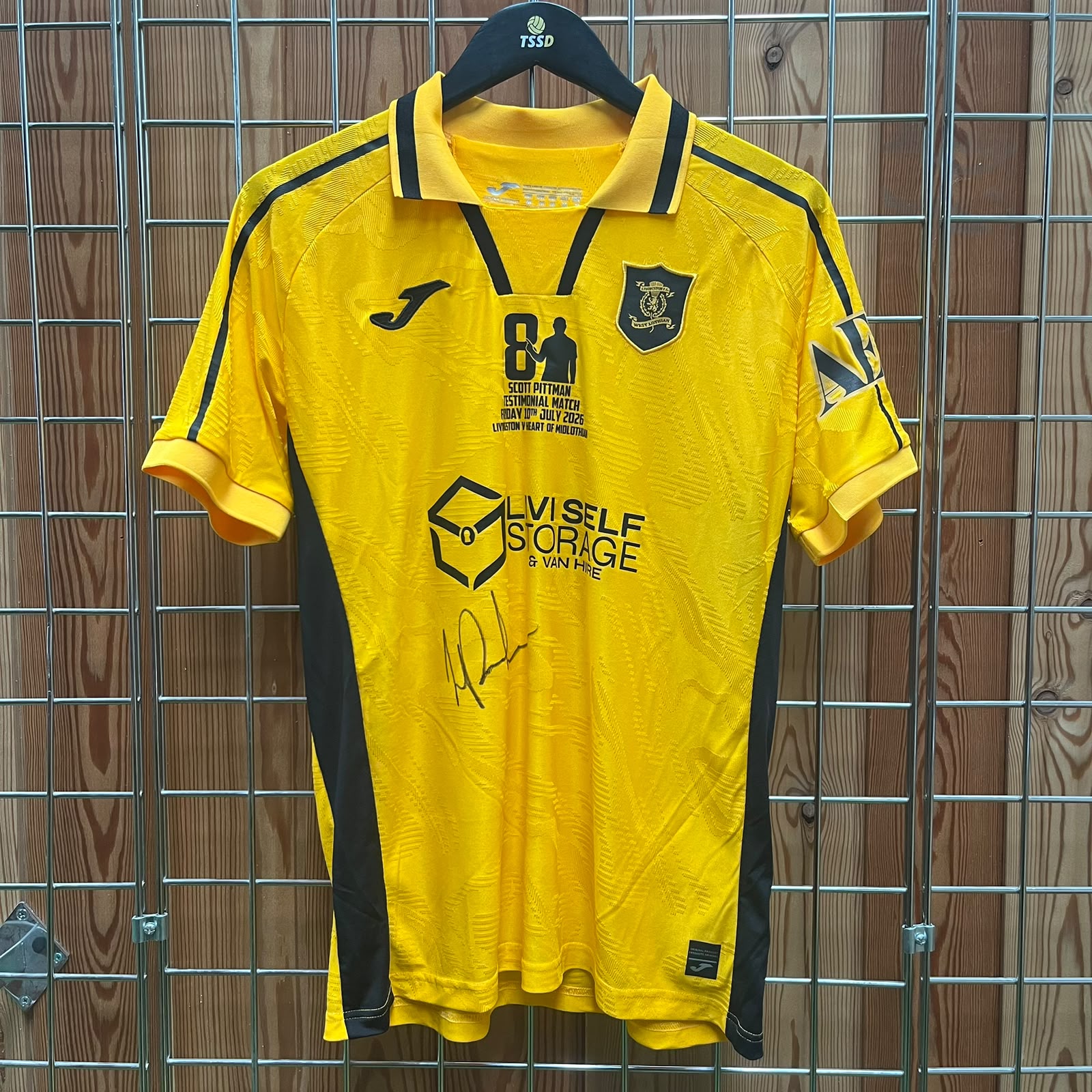 Pittman Testimonial Matchworn Signed Polworth #39 - Image 2