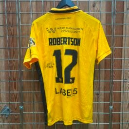 Pittman Testimonial Matchworn Signed Robertson #12