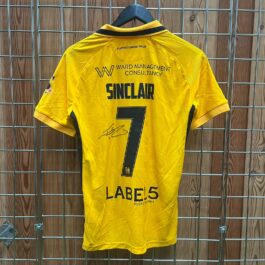 Pittman Testimonial Matchworn Signed Sinclair #7