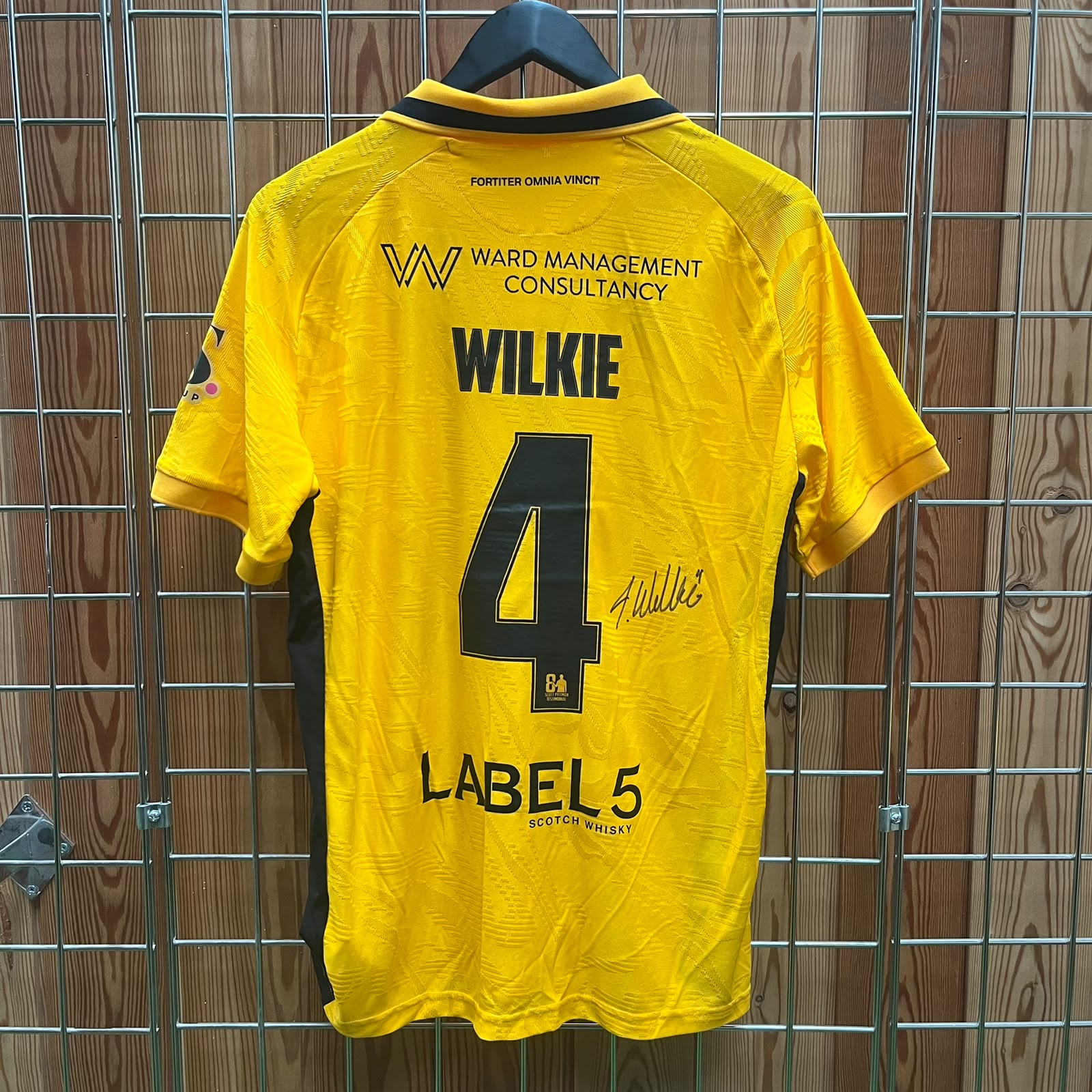 Pittman Testimonial Matchworn Signed Wilkie #4