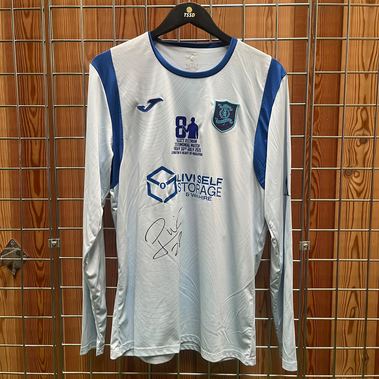 Pittman Testimonial Matchworn Signed Prior #28 - Image 2