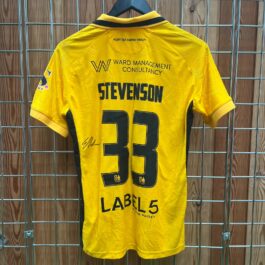Pittman Testimonial Match Issue Signed Stevenson #33